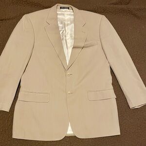 100% Silk Stafford Beige Blazer Vintage 90’s Y2K 44R